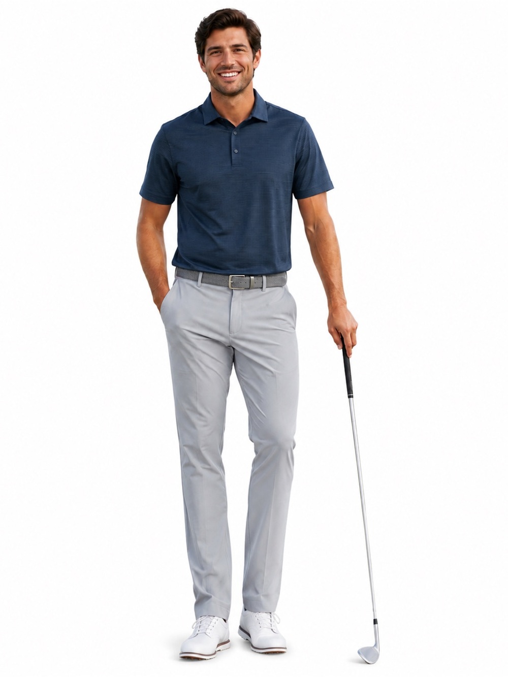 PUMA Golf Jackpot Mens 36x32 Quarry Gray Stretch Performance Golf Pants Travel